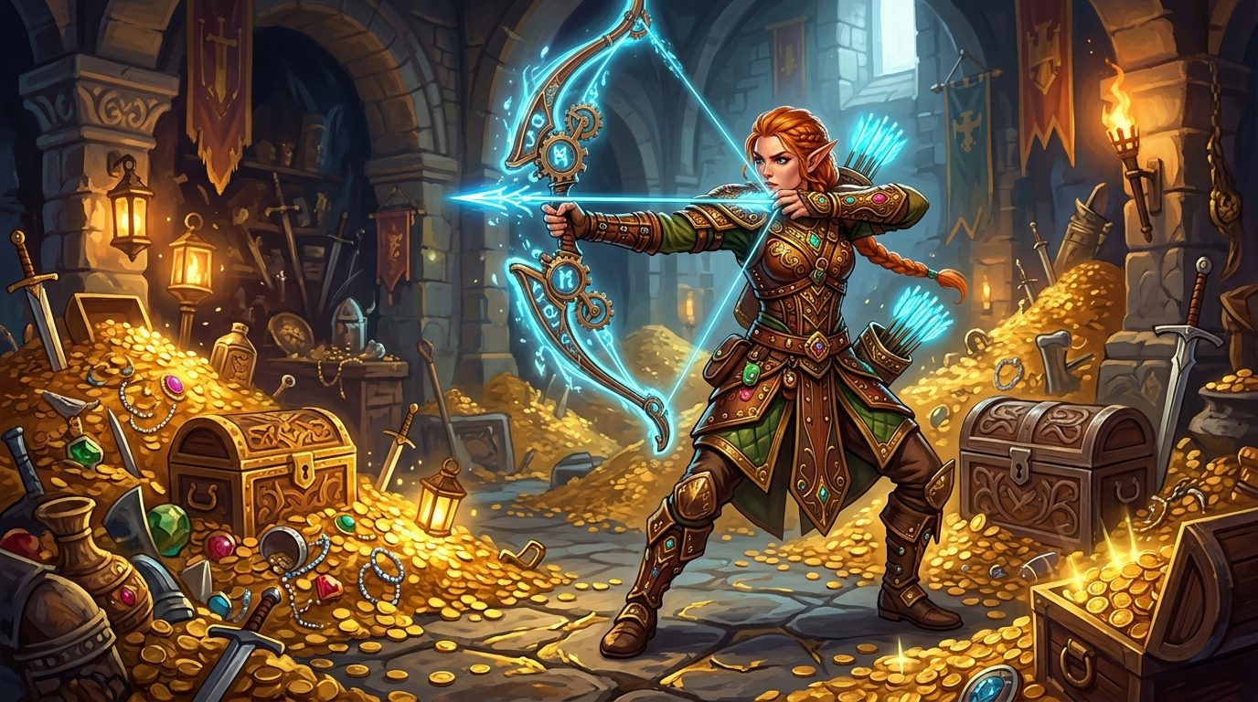 The Mighty Quest for Epic Loot : Guide et gameplay de l&rsquo;Archer