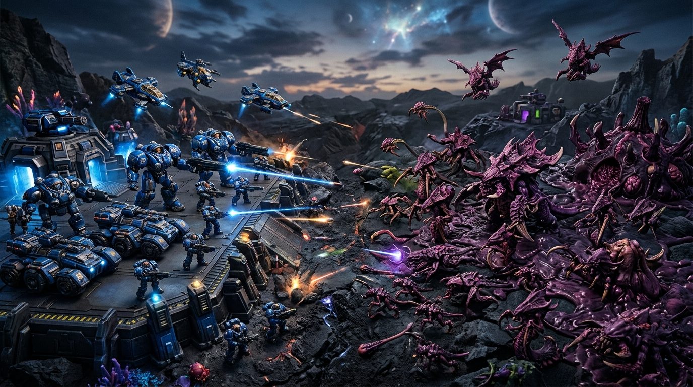 StarCraft 2 : Analyse du choc TvZ entre Liquid.Taeja et GL.Snute commenté par TKL et StraightEdge