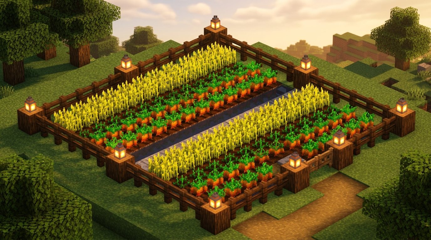 Minecraft : Guide complet pour optimiser vos cultures de blé, carottes et pommes de terre