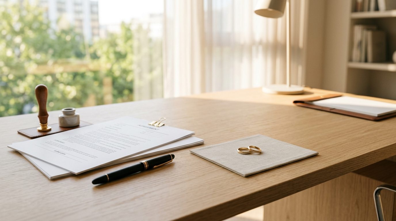 Divorce sans juge chez le notaire : fonctionnement, étapes et coûts réels